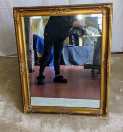 Vintage Gold Ornate Framed Mirror