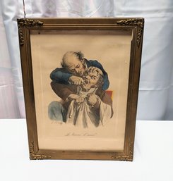 1843 - Antique Colored Lithograph By Louis Boilly, 1761-1845.