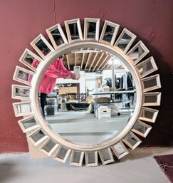 Large Uttermost B. Cyrus Brushed Silver Mirror