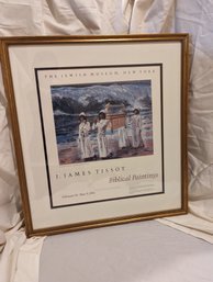 #25. Framed Poster From The Jewish Museum, NY J. James Tissot Biblical Paintings