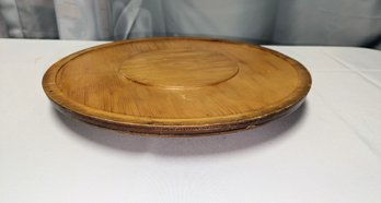 Vintage Wood Lazy Susan