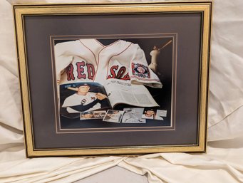 #30. Framed & Matted Image Of A Ted Williams Collection