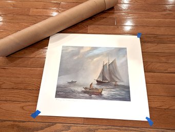 Rolled Up Print Of A Painting #1