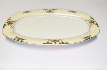 Vintage Gebruder Benedikt Porcelain Serving Tray - 14.25'