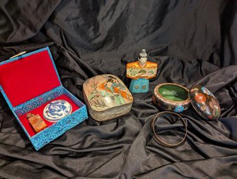 Grouping Of Four Asian Decorative Items
