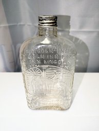 Vintage Lincoln Inn Old Rye Whiskey Bottle Marked On Bottom 1930