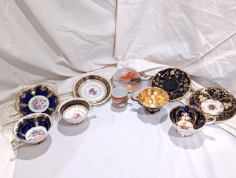 Collection Of 5 Tea Cups And Saucers