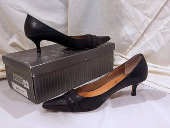 #7. Pair Of Black Tacco High Heels Size 7w