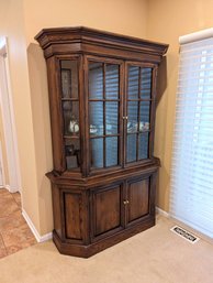 Oak China Cabinet Hutch By Conant Ball Furniture Makers