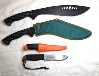 Assorted Fixed Blade And Knife Machete Lot