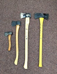 Hatchets And Axes With Wood Handles