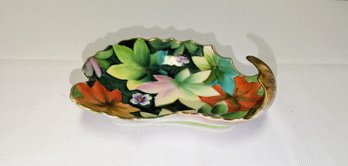 Vintage Chub China, Occupied Japan Porcelain Leaf Dish