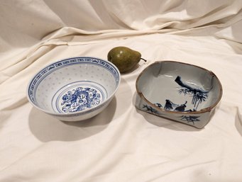 Collection Of 2 Asian Decorative Bowls