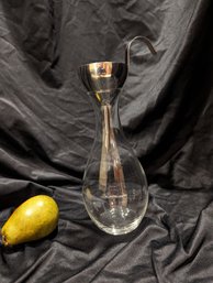 Glass Wine Craft With Aerating Filtered Funnel