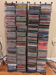 Large Collection Of Cd's And Racks