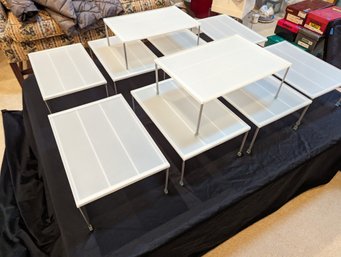 Collection Of 10 Cabinet Organizing Stands