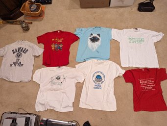 Collection Of 7 Vintage T-shirts