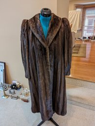 Vintage Long Mink Coat