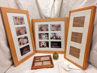 Collection Of 4 Wood Picture Frames #8
