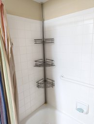 Corner Shower Tension Shelf