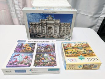 Set Of 3 Puzzles  (4 Puzzles In Total)