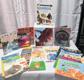 Book Lot # 9 - (24) Various Weather & Animal Books