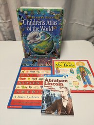 Book Lot #10 - (4) Kids U.S.A Books & 1 'My Body' Book - 5 Total Books