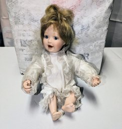Porcelain Angel WiIng Doll By Cindy McClure