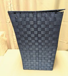 Blue Woven Double Handle Basket