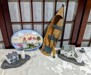 Nautical Light House And Boat Collection
