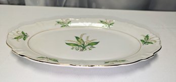 Treasure Chest Bavaria Germany Bone China, 'Lily Of The Valley' Serving Platter