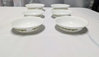 Set Of 6 Vintage Corelle Corning 'Spring Blossom' Bowls