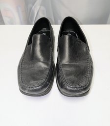 Men's  Ecco Black Leather Walking Shoes - Size 45 (10.5)