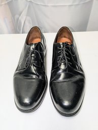 Men's Black Leather Bostonian Shoes - Size 10.5