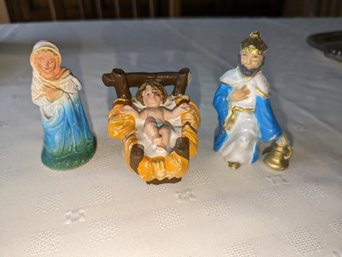 Vintage Resin & Plastic Nativity Figures
