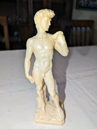 A. Santini Statue Of Michelangelo's David - Made In Italy- Marked On The Bottom