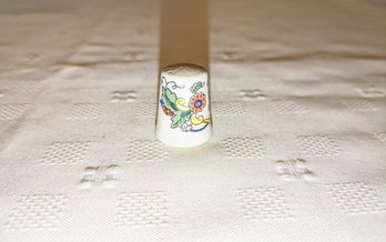 Vintage Hand Painted Porcelain Thimble - Holland