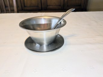 Selandia, Denmark 18/8 Stainless Gravy Boat With Ladle