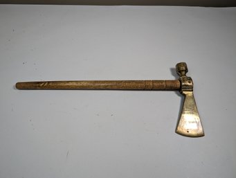 Reproduction Brass Pipe Tomahawk