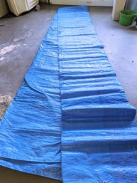 Blue Plastic Tarp