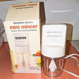 Hamilton Beach Mini Mincer In Original Box