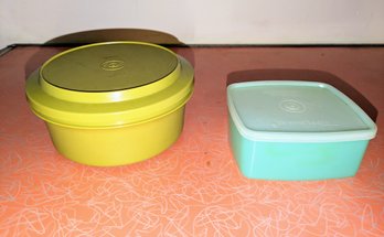 Set Of 2 Vintage Tupperware Containers