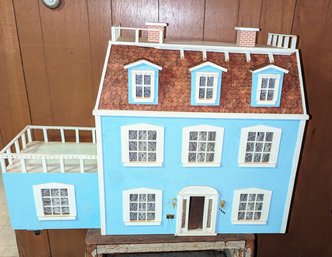 Big Beautiful Vintage Wood Doll House