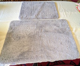 2 Piece Spa Collection Gray Bathroom Mat Set