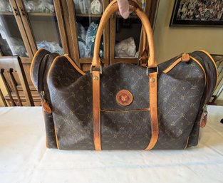 Vintage Yves Carreau Satchel/Overnight Tote