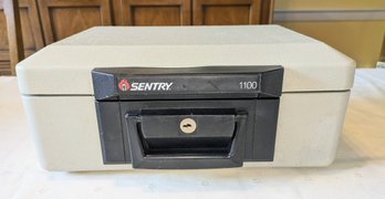 Sentry #1110 Fire Proof Safe Lock Box (No Key)
