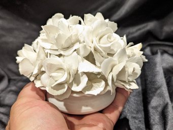 Porcelain Flower Fine Bone China By Crown Staffordshire England #2