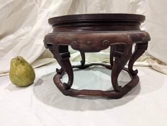 Large Chinese Rosewood Plant Stand