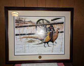 Signed, Numbered  Framed Eddie LeRoy Limited Edition Print 'First Snow' Print