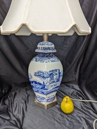Blue And White Ginger Jar Style Table Lamp
